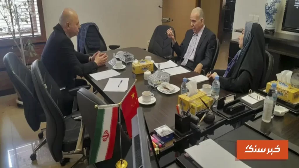 دکتر بهرام شکوری در اتاق بازرگانی مشترک ایران و چین